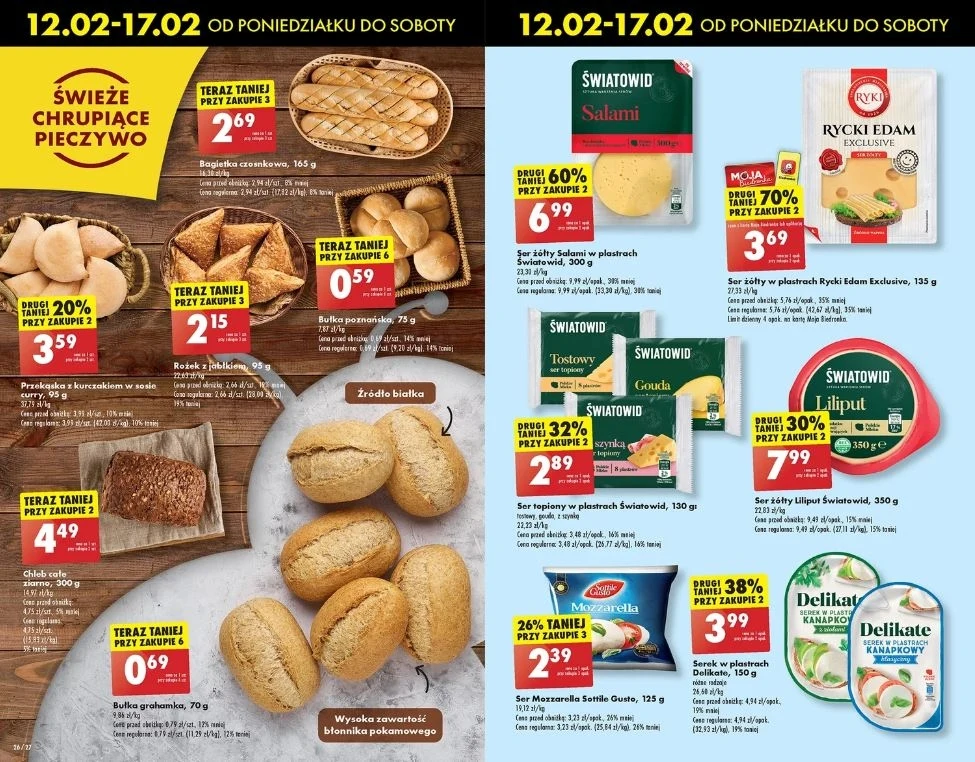 Biedronka oferuje promocje na pieczywo! Biedronka oferuje promocje na pieczywo!