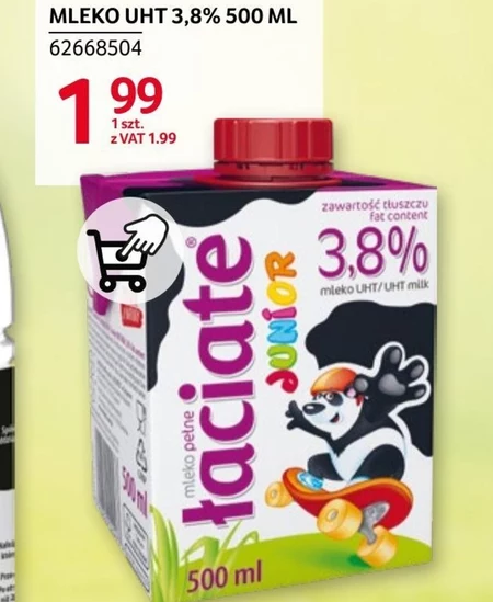Łaciate Junior Mleko UHT 3,8% 500 ml