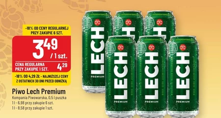 Lech Premium Piwo jasne 500 ml