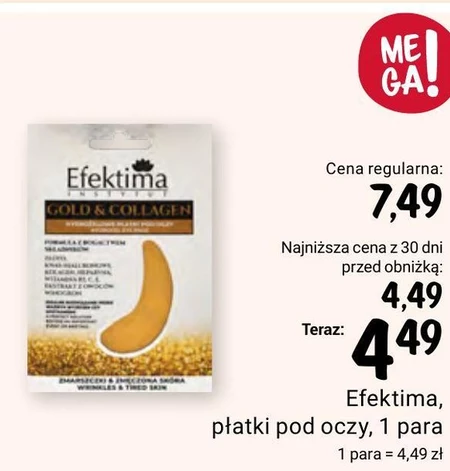 Płatki pod oczy Efektima