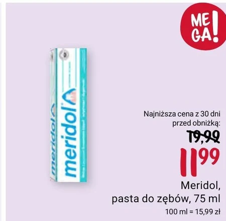 pasta do zębów meridol Ochrona Dziąseł 75ml