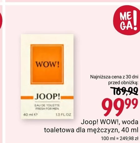 Woda toaletowa dla mężczyzn Joop!