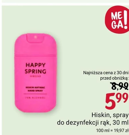 Spray do dezynfekcji Hiskin