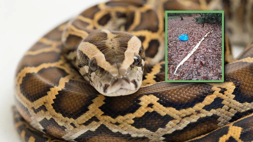 W parku Hasenheide w Berlinie odkryto martwego węża o długości około czterech metrów