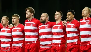 Reprezentacja Polski przed meczem z Niemcami w 2023 r.