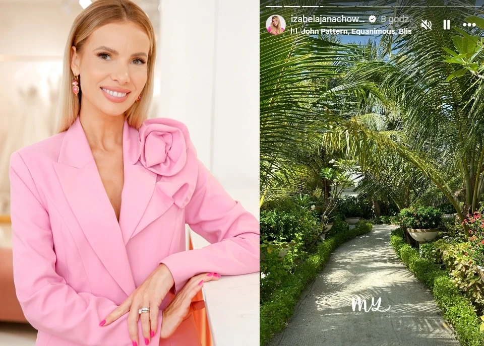 Izabela Janachowska na wakacjach Instagram@izabelajanachowska