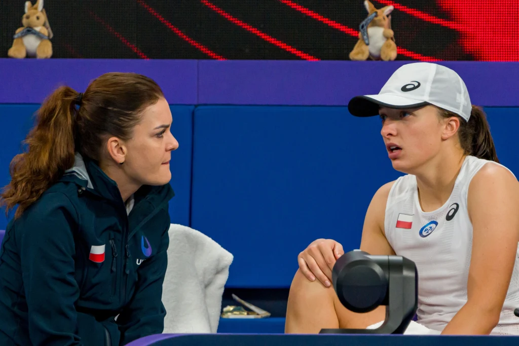 Agnieszka Radwańska i Iga Świątek Agnieszka Radwańska i Iga Świątek