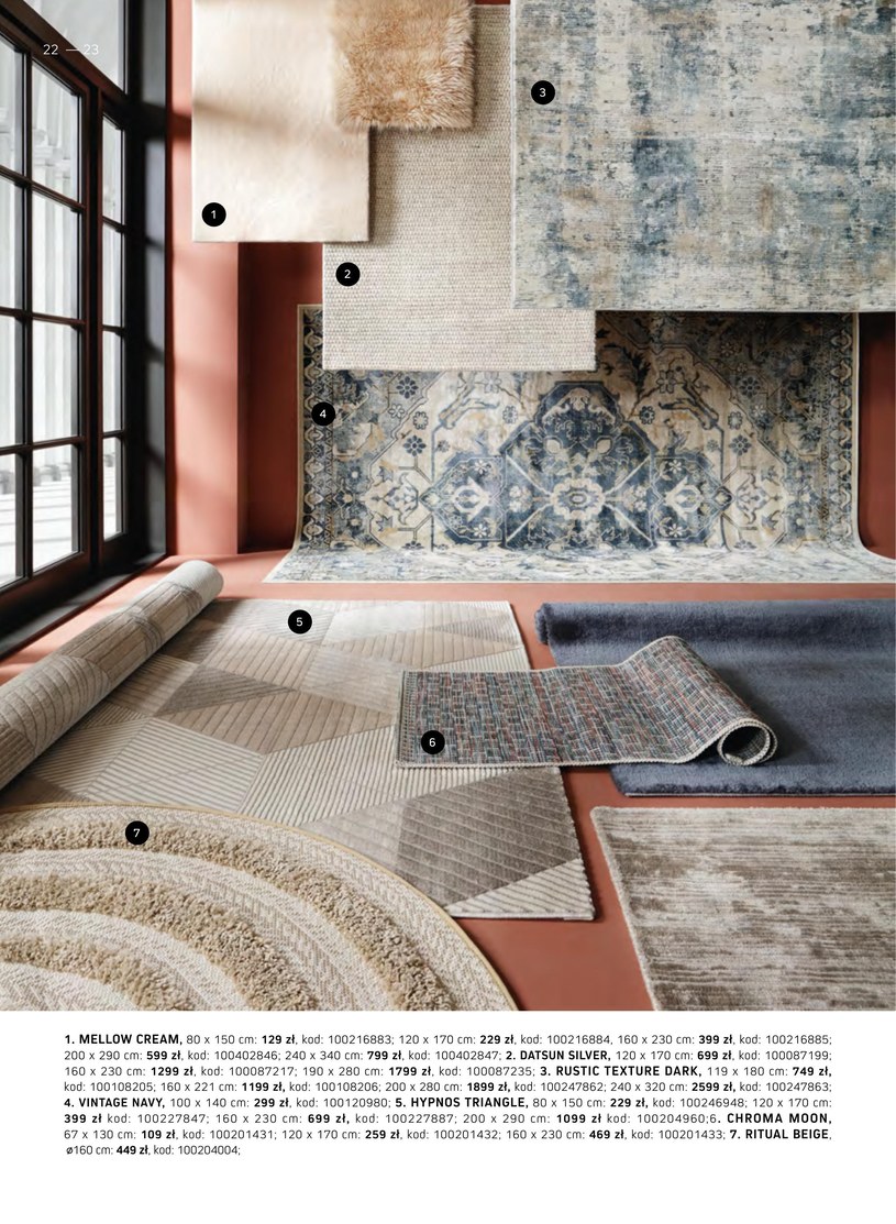 Gazetka: Komfort - katalog dywanów - strona 22