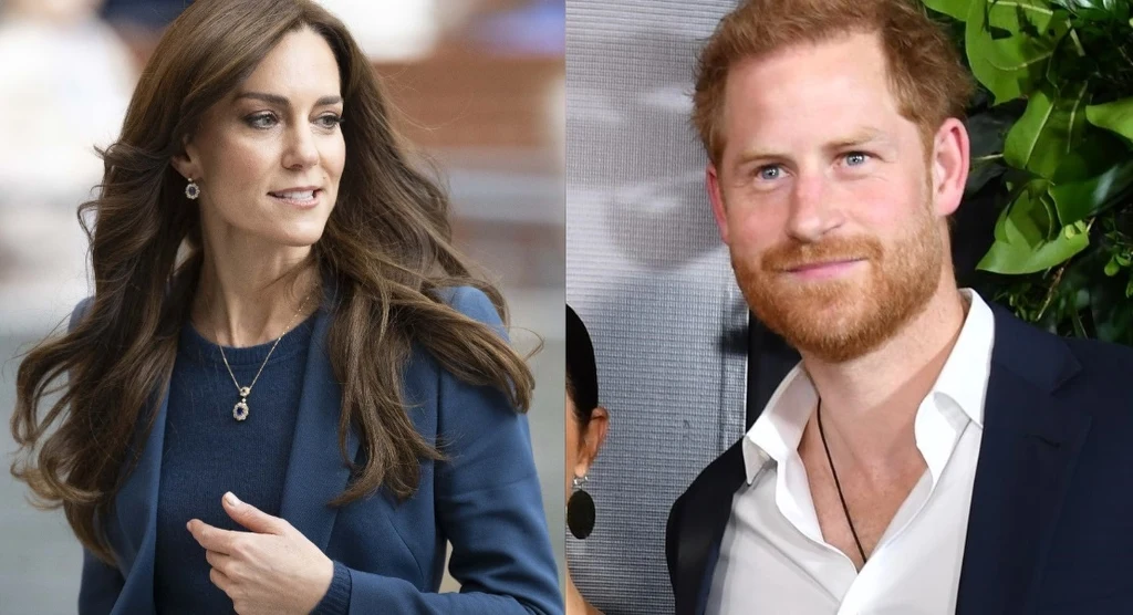 Księżna Kate i książę Harry. 