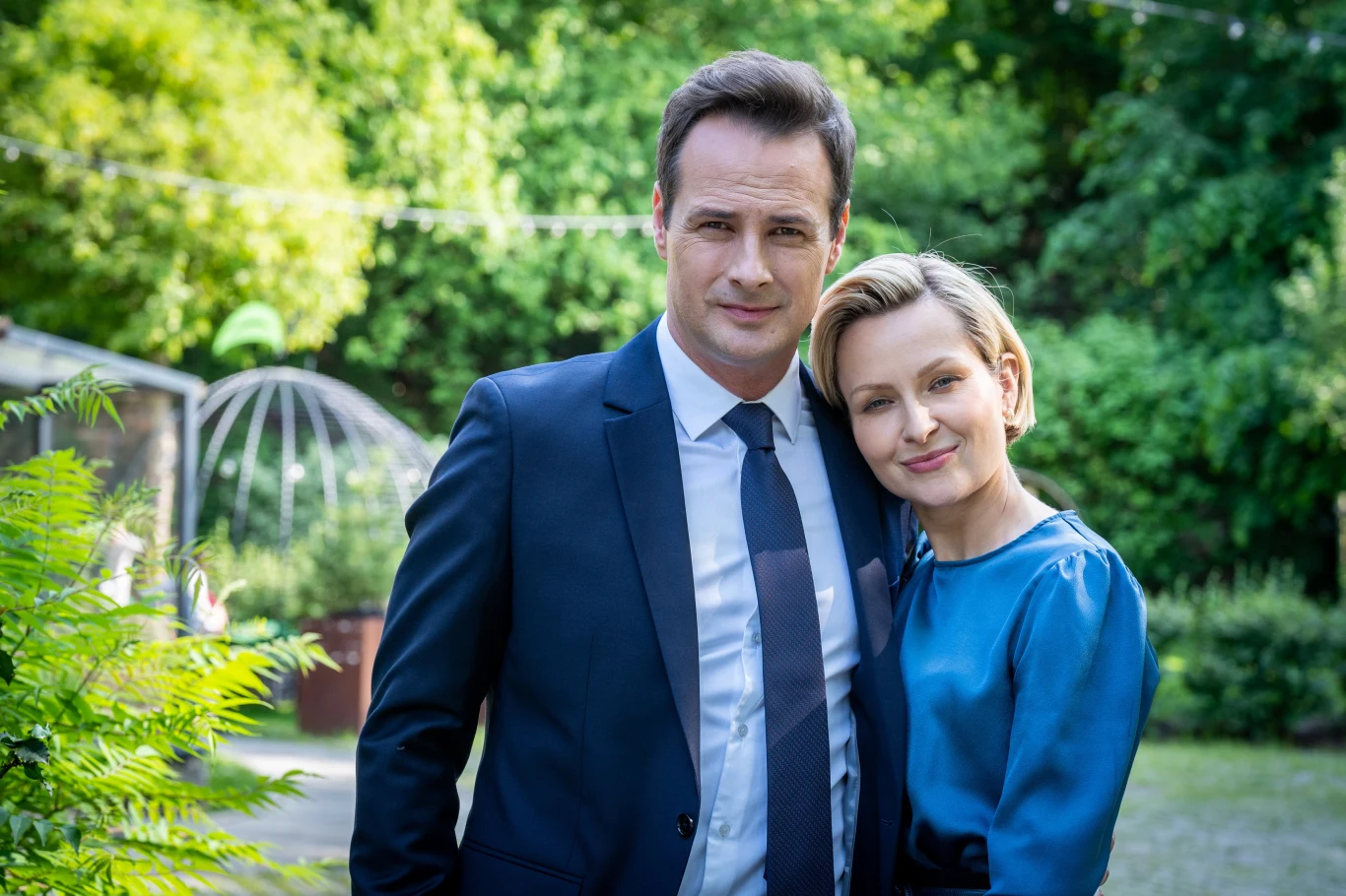 Paweł Małaszyński i Marieta Żukowska na planie "Zdrady" Paweł Małaszyński i Marieta Żukowska na planie "Zdrady"