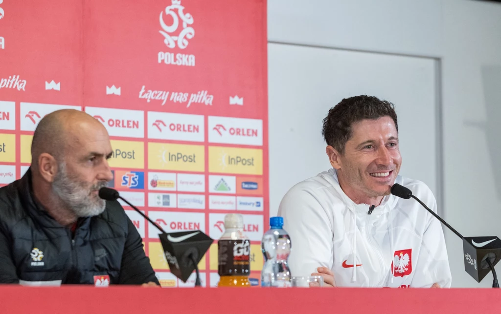 Michał Probierz i Robert Lewandowski Michał Probierz i Robert Lewandowski