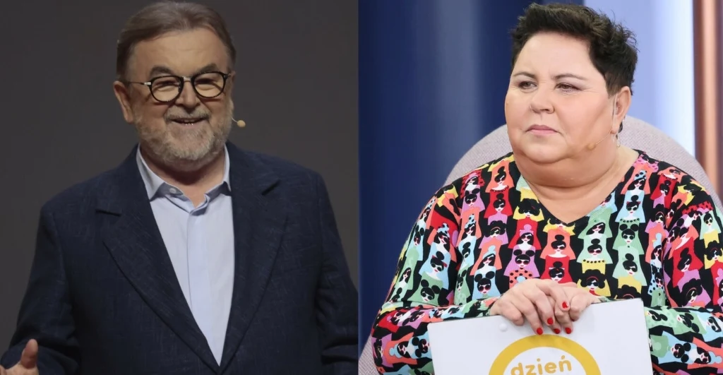 Edward Miszczak i Dorota Wellman. 