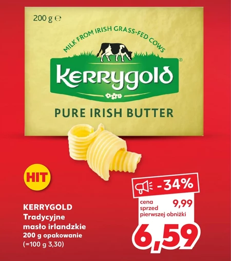 Kerrygold Tradycyjne masło irlandzkie 200 g