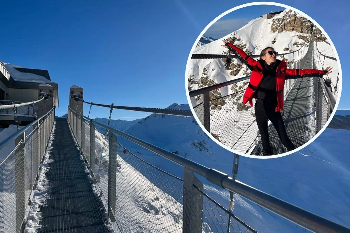 Kto nie boi się wysokości, może udać się na spacer po wiszącym moście Kto nie boi się wysokości, może udać się na spacer po wiszącym moście