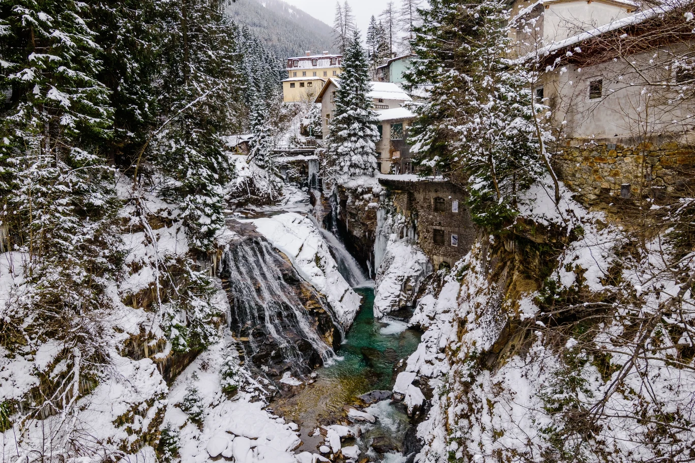 Wodospad w Bad Gastein Wodospad w Bad Gastein
