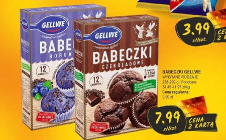 Gellwe Babeczki czekoladowe mieszanka do wypieku 300 g