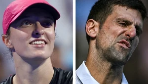 Iga Świątek i Novak Djoković 