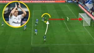 Fragment symulacji meczu Lega - Molde opublikowany w serwisie YouTube.com na kanale: EmkaTeam Games