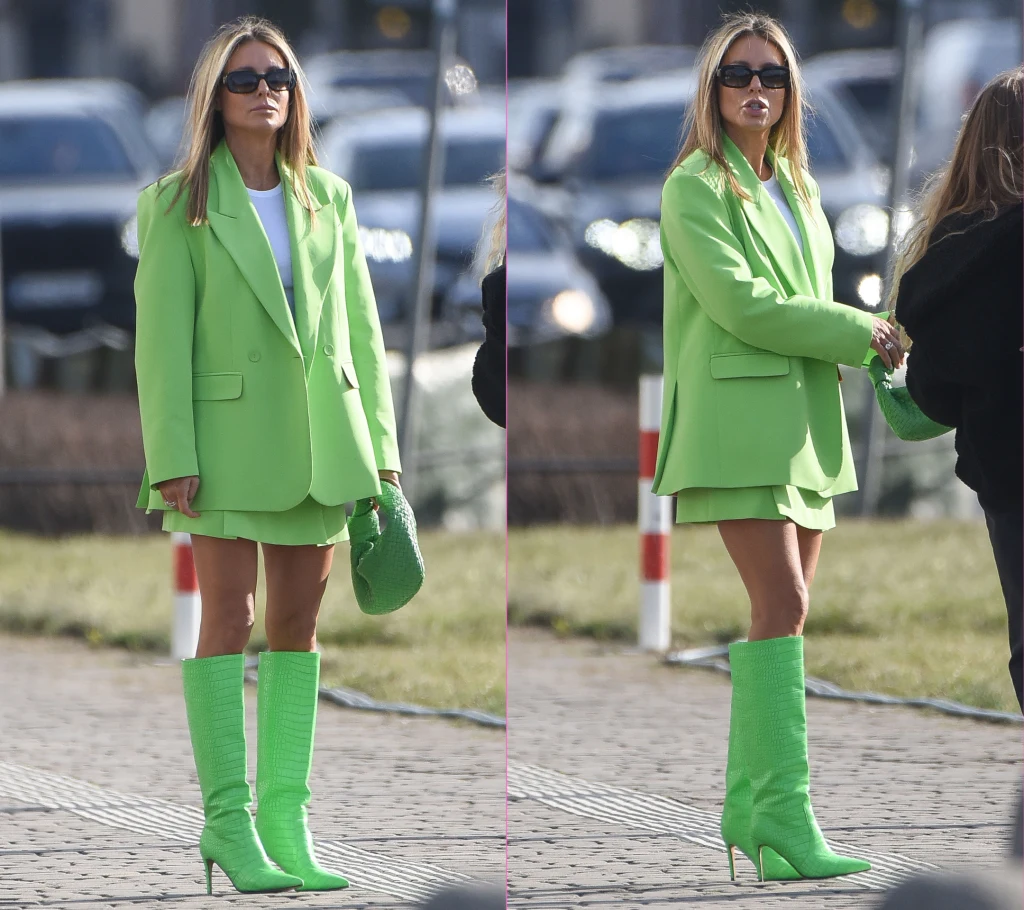 Małgorzata Rozenek kusi nóżkami warszawiaków Małgorzata Rozenek kusi nóżkami warszawiaków