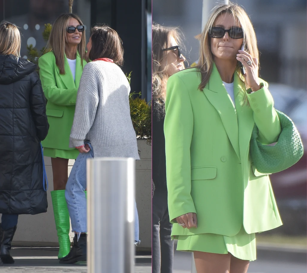 Małgorzata Rozenek kusi nóżkami warszawiaków Małgorzata Rozenek kusi nóżkami warszawiaków