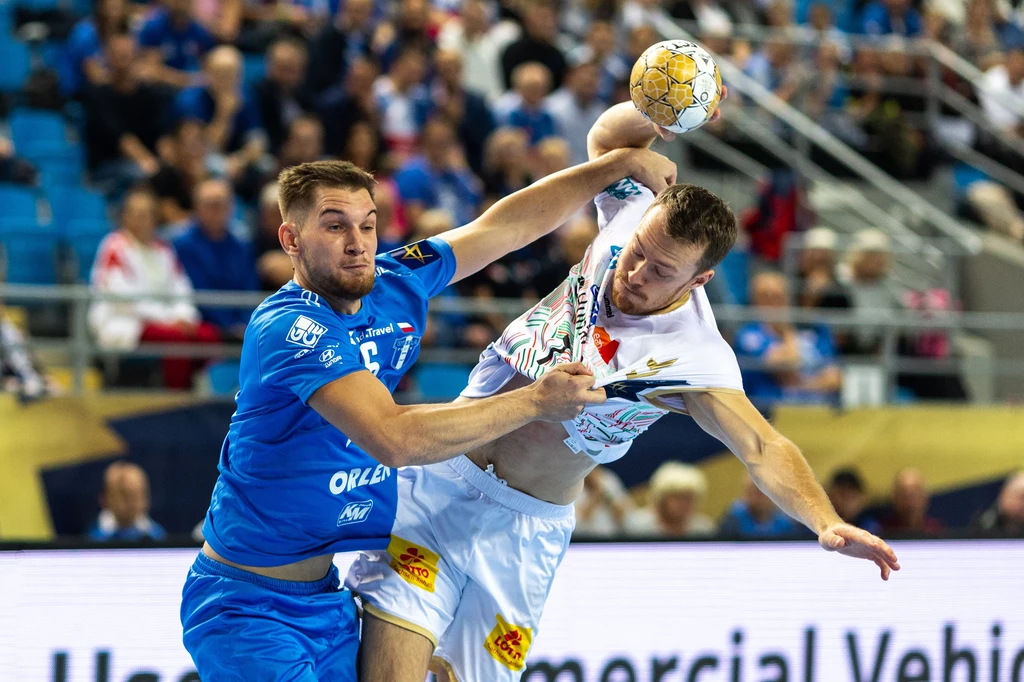 Tin Lucin i Felix Claar - wyróżniający się zawodnicy Orlenu Wisły Płock i SC Magdeburg Tin Lucin i Felix Claar - wyróżniający się zawodnicy Orlenu Wisły Płock i SC Magdeburg