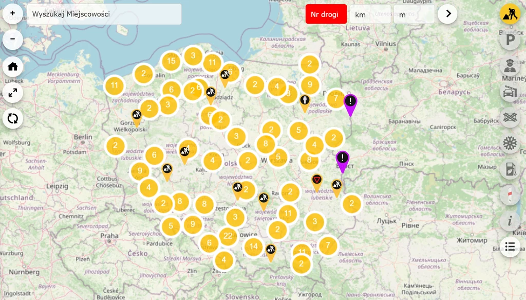 GDDKiA wprowadziła nową funkcję do swojego serwisu z mapami.