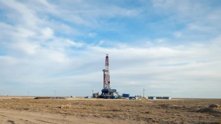 Odwiert w obwodzie mangystauskim w Kazachstanie. Zdjęcie ilustracyjne