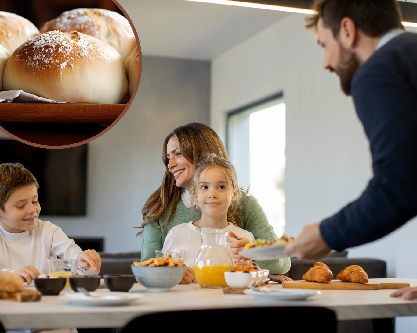 Twarogowe bułeczki to idealny pomysł na śniadanie Twarogowe bułeczki to idealny pomysł na śniadanie