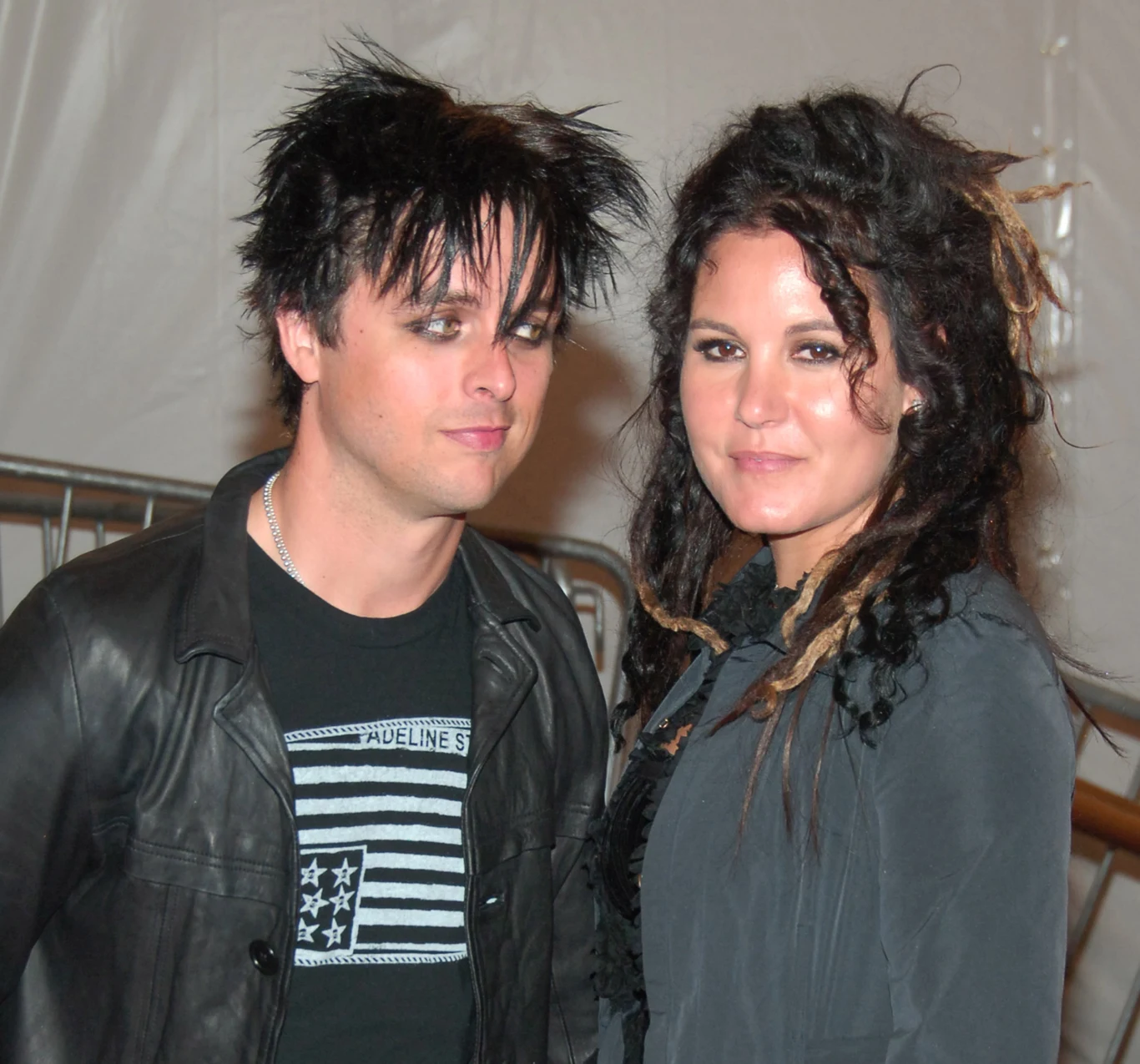 Billie Joe Armstrong wraz z żoną Billie Joe Armstrong wraz z żoną