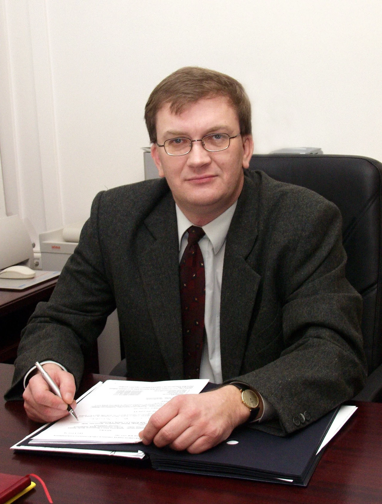 Ireneusz Sitarski w 2001 roku jako wiceminister skarbu państwa