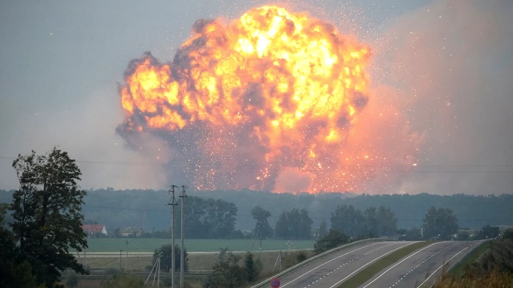 Rosjanie zbombardowali Ukraińców za Nawalnego