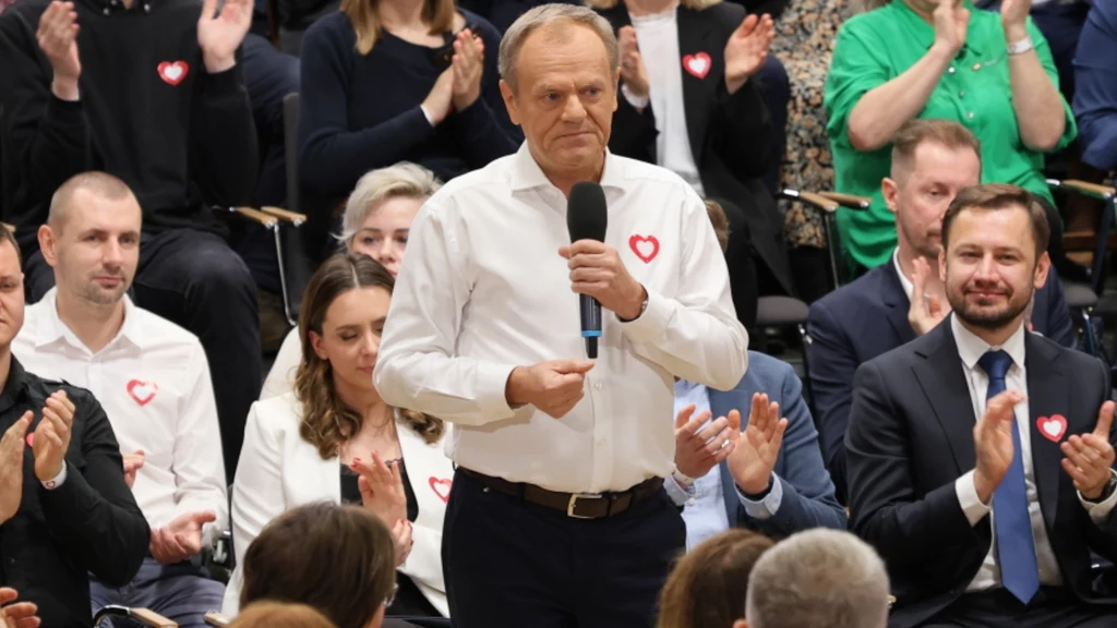 Donald Tusk na konwencji PO Donald Tusk na konwencji PO
