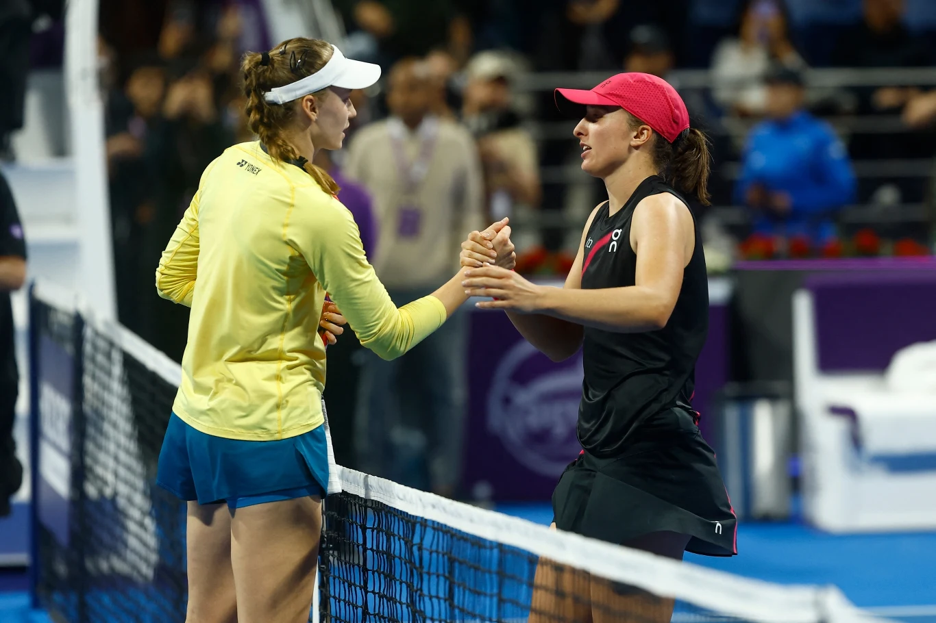 Jelena Rybakina i Iga Świątek Jelena Rybakina i Iga Świątek