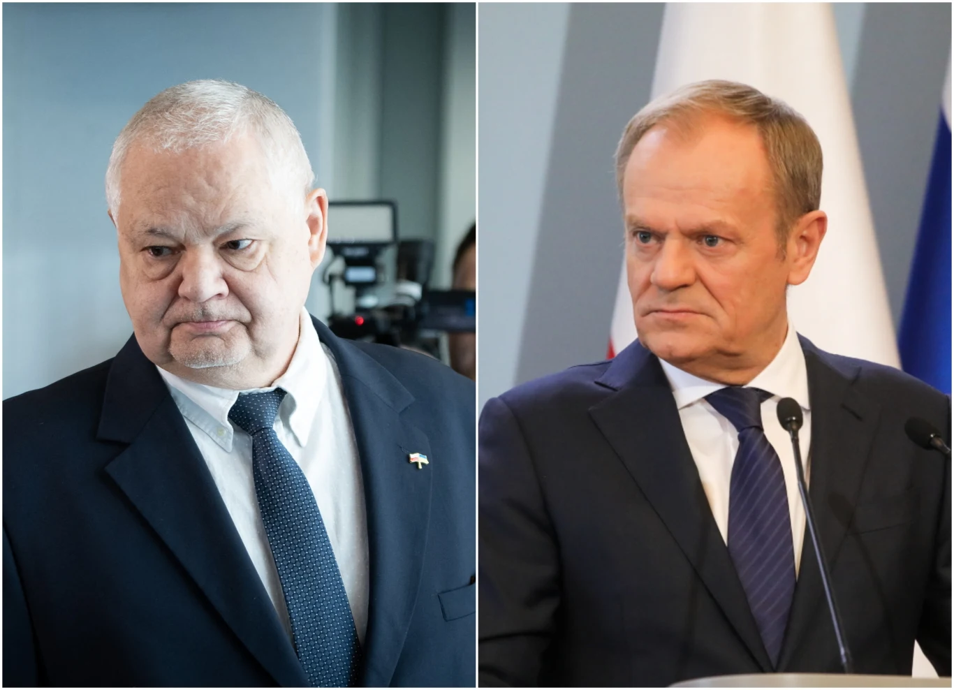 Adam Glapiński i Donald Tusk Adam Glapiński i Donald Tusk