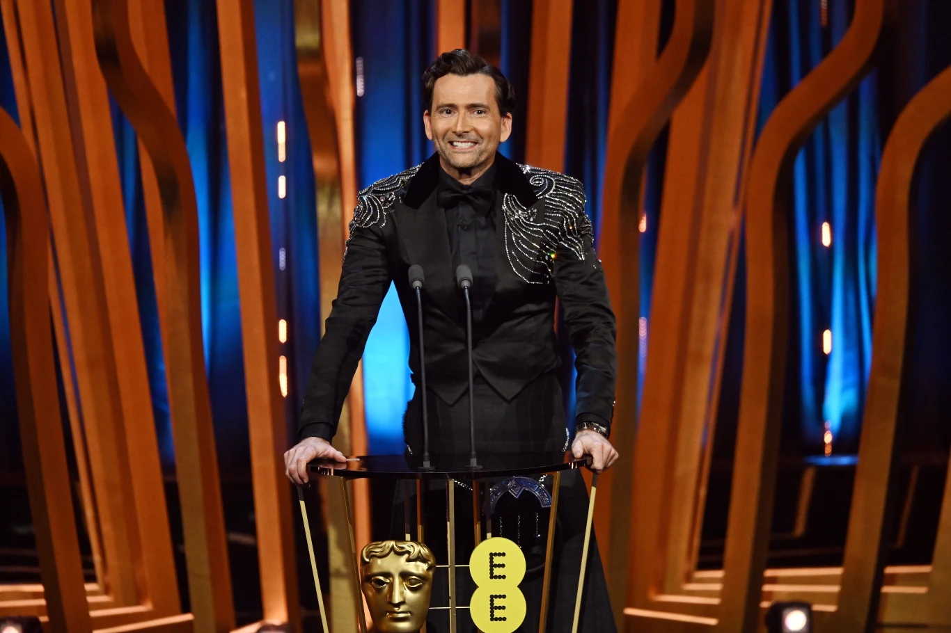 David Tennant podczas rozdania nagród BAFTA David Tennant podczas rozdania nagród BAFTA