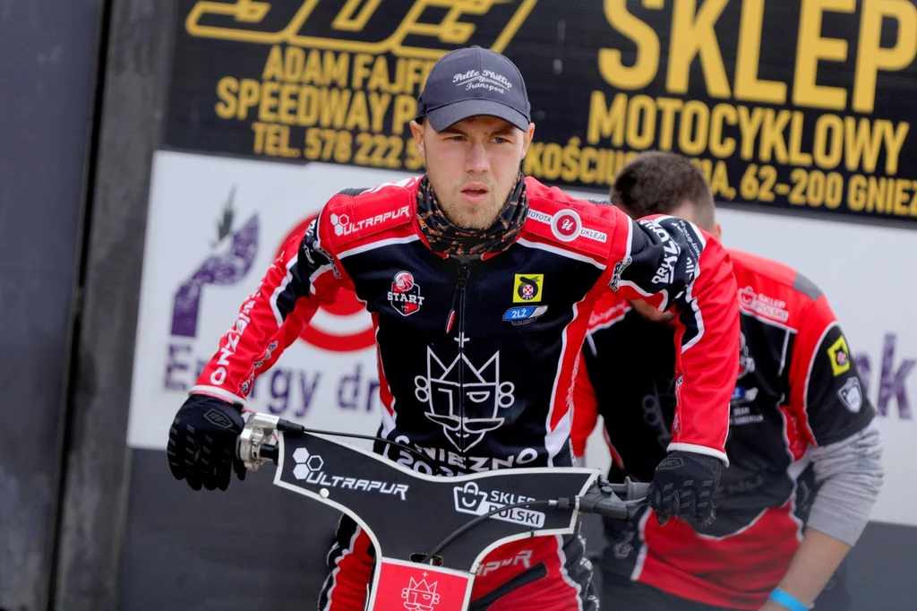 Tim Soerensen w barwach Startu Gniezno. Tim Soerensen w barwach Startu Gniezno.