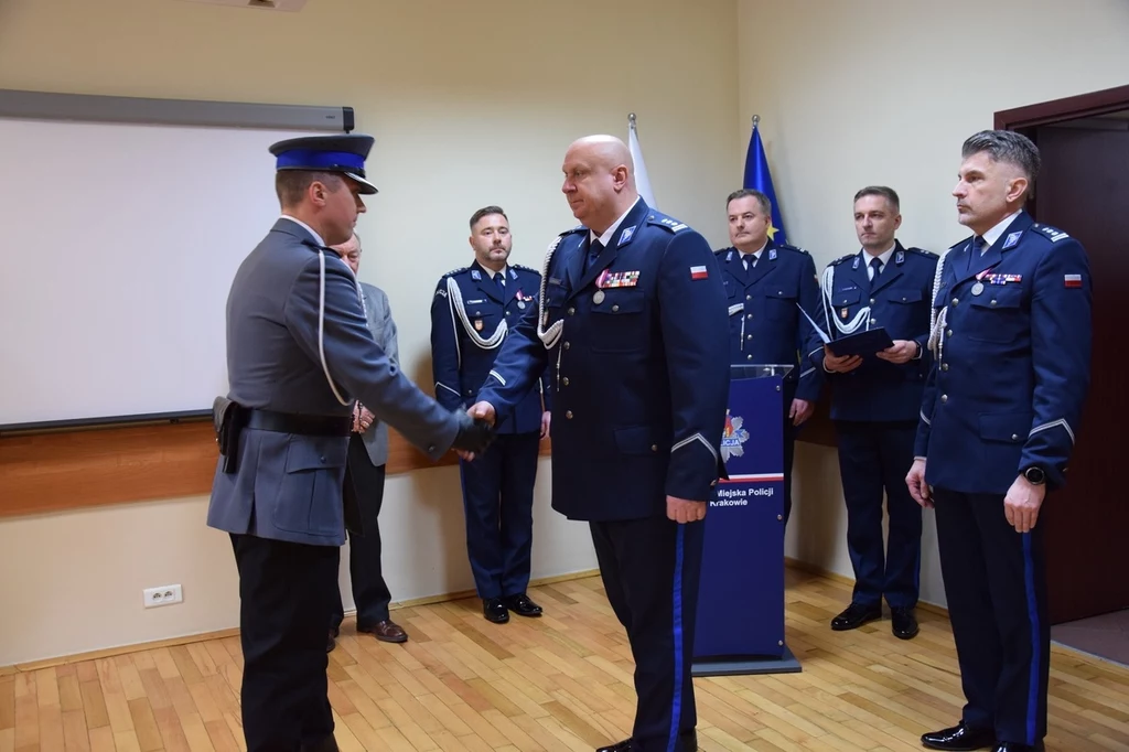 Paweł Jastrząb został komendantem policji w Krakowie Paweł Jastrząb został komendantem policji w Krakowie