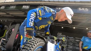 Wadim Tarasienko szykuje się do startu.