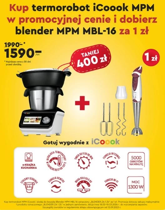 Blendery za 1 zł od Biedronka Home! Blendery za 1 zł od Biedronka Home!