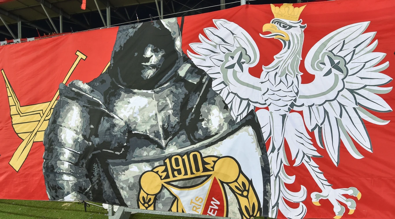 Oprawa kibiców Widzewa Łódź