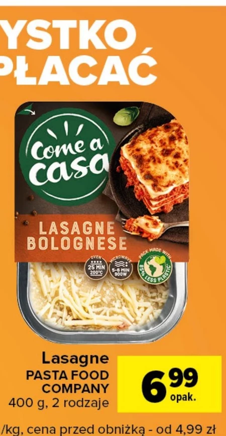 Come a Casa Lasagne Bolognese 400 g