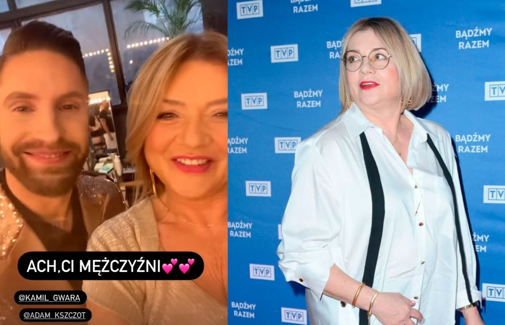 Małgorzata Ostrowska Królikowska ze swoim tanecznym partnerem Kamilem Instagram@malgorzata_ok Małgorzata Ostrowska Królikowska ze swoim tanecznym partnerem Kamilem Instagram@malgorzata_ok