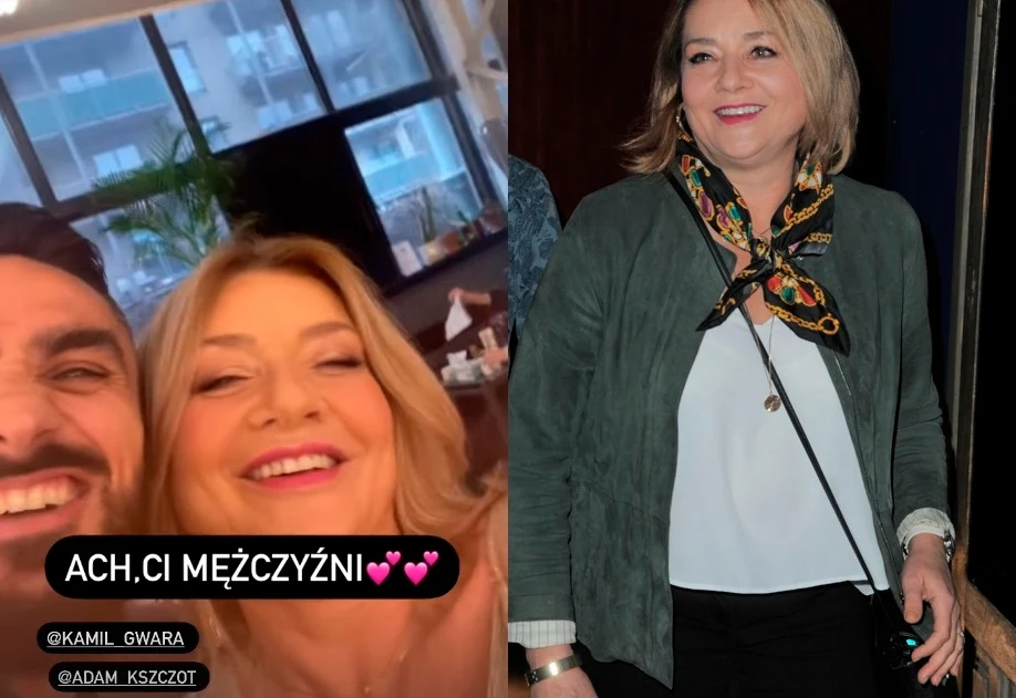 Małgorzata Ostrowska Królikowska z Adamem Kszczotem Instagram@malgorzata_ok Małgorzata Ostrowska Królikowska z Adamem Kszczotem Instagram@malgorzata_ok