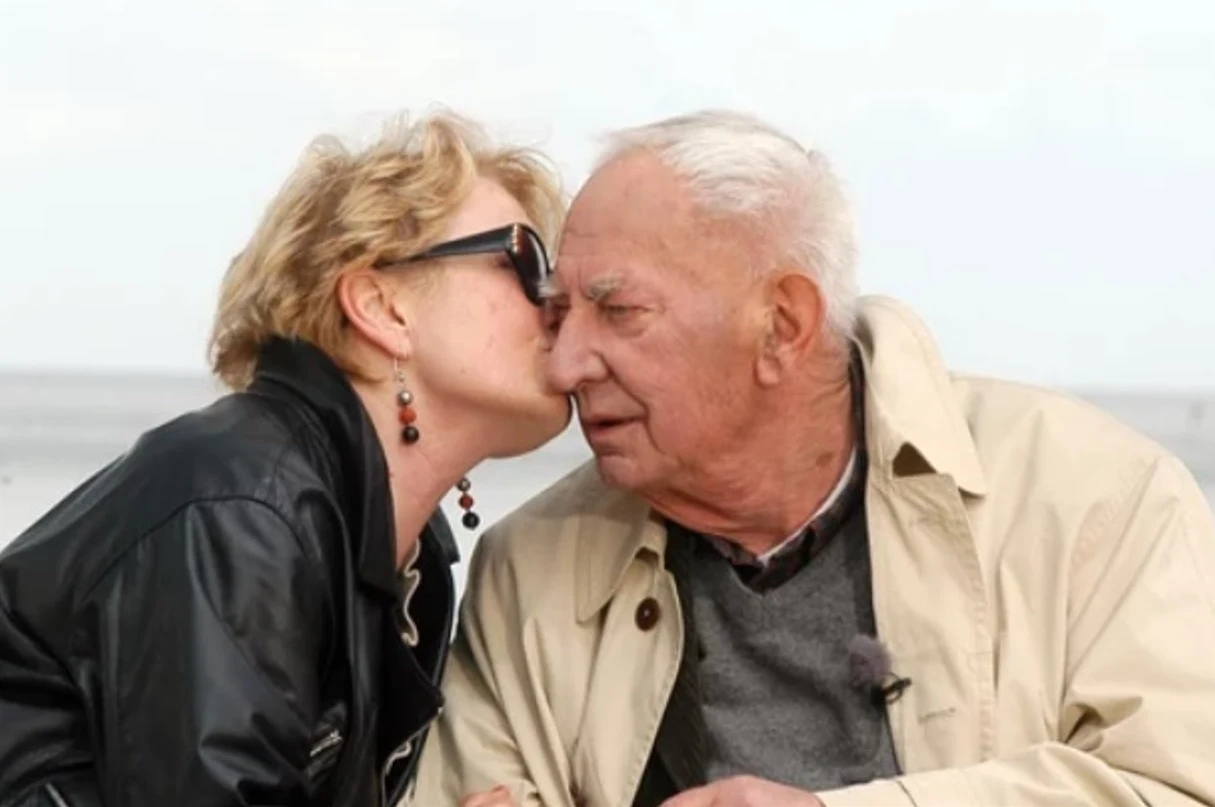 Magdalena Zawadzka i Gustaw Holoubek Magdalena Zawadzka i Gustaw Holoubek