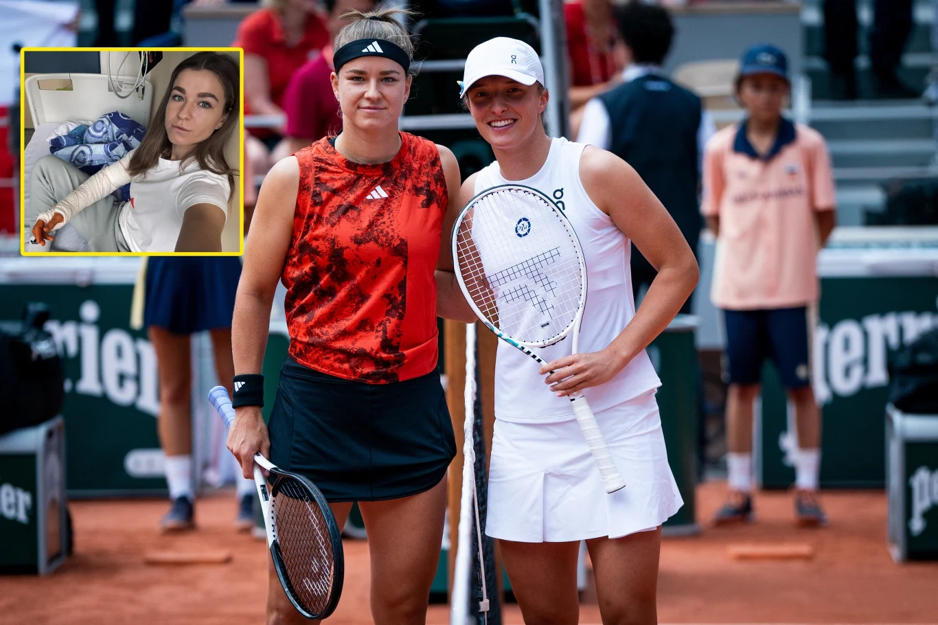 Karolina Muchova i Iga Świątek