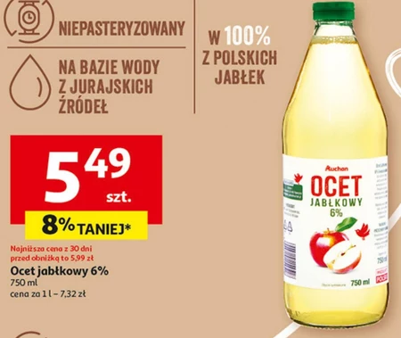 Ocet jabłkowy Auchan
