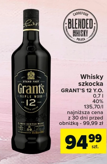 Grant's Premium 12-letnia Scotch Whisky 700 ml