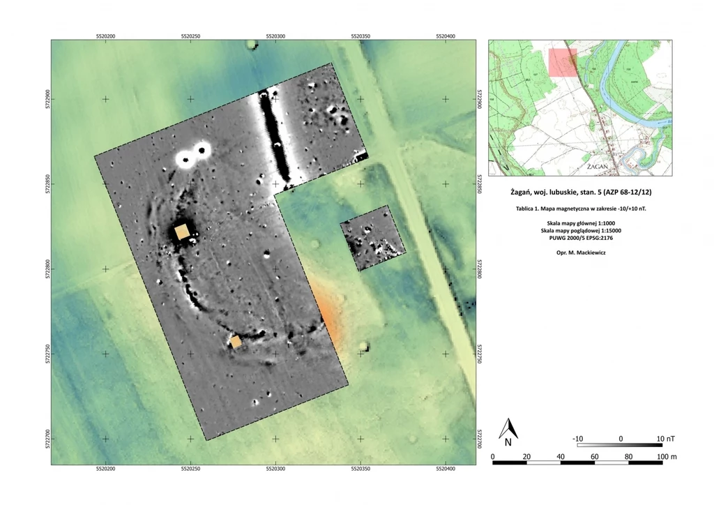 Dzięki badaniom nieinwazyjnym archeolodzy mogli ustalić nowe fakty na temat opracowywanego obszaru.