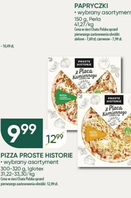 Proste Historie z Pieca Kamiennego Pizza z mozzarellą i cheddarem 300 g