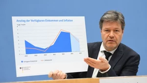 Minister gospodarki Niemiec wskazuje na spadek inflacji wraz ze spadkiem dochodu rozporządzalnego 